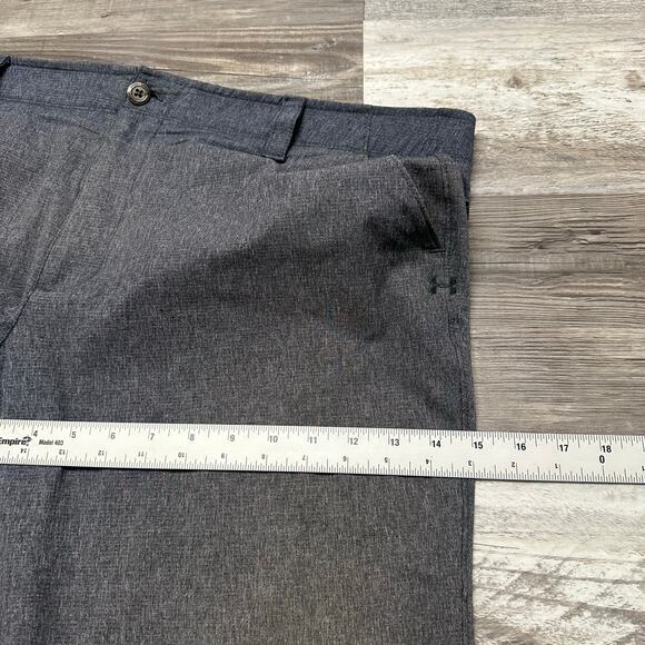 Under Armour Gray Mens 40x29 Flat Front Match Play Vented Performance Golf Pants - Picture 10 of 12